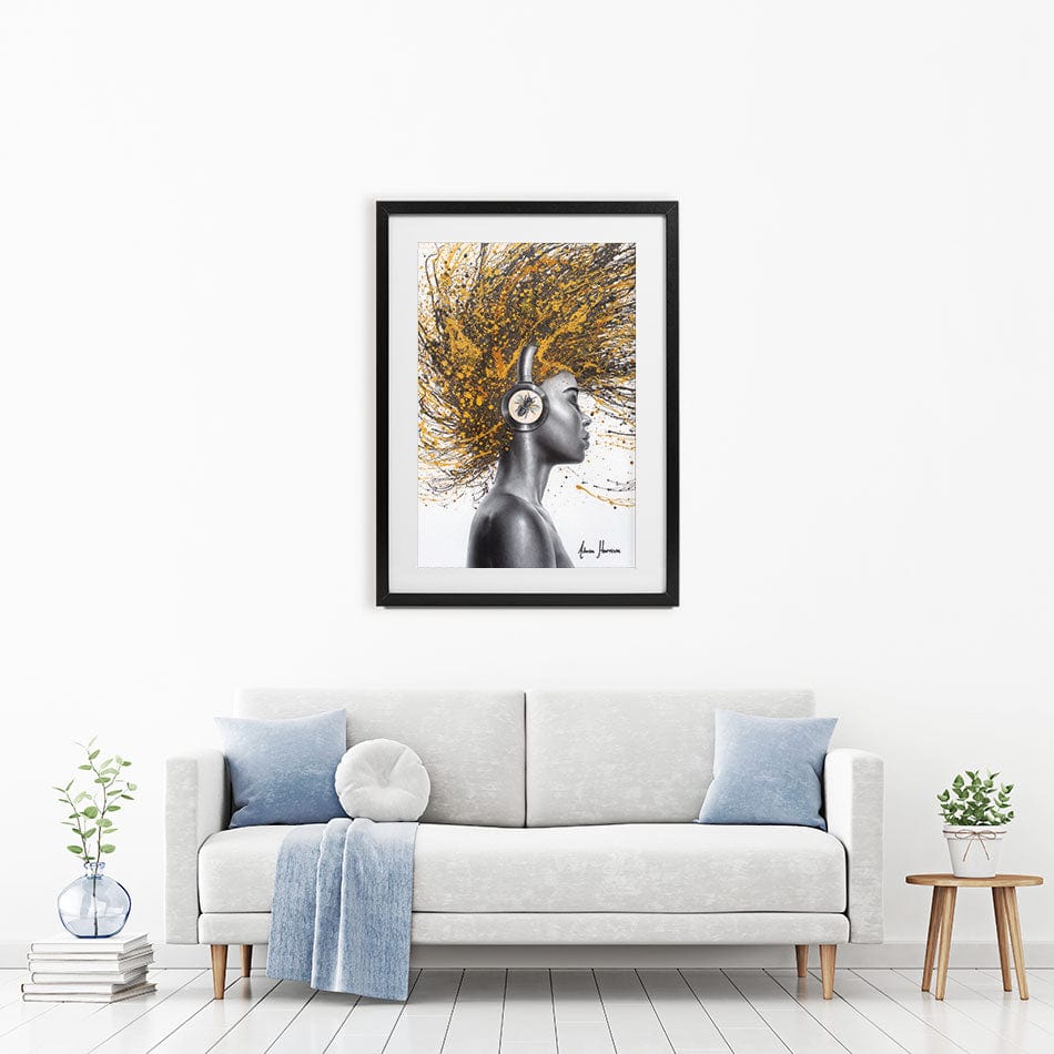 Honey Melody Framed Art Print wall art product Ashvin Harrison