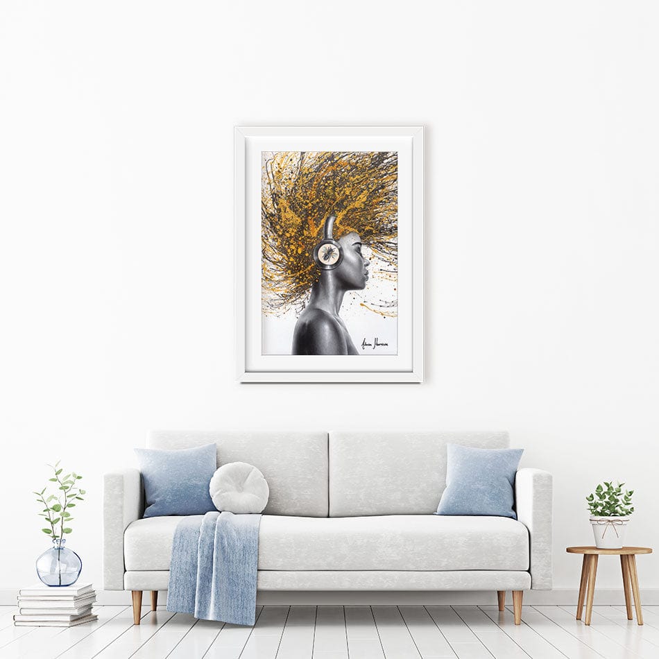 Honey Melody Framed Art Print wall art product Ashvin Harrison