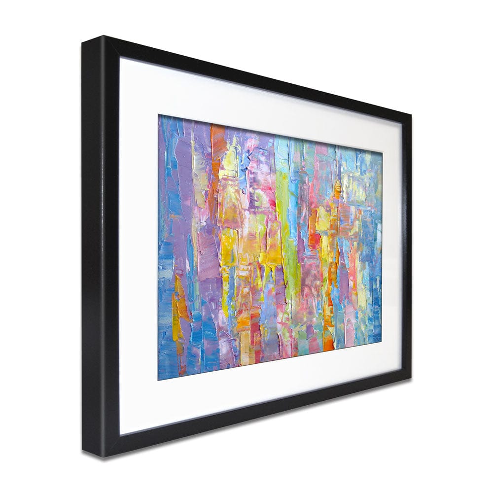 Impasto Pastels Framed Art Print wall art product na-um / Shutterstock
