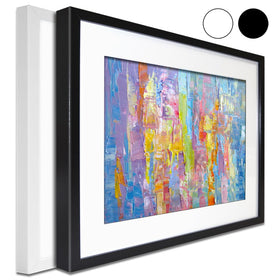 Impasto Pastels Framed Art Print wall art product na-um / Shutterstock