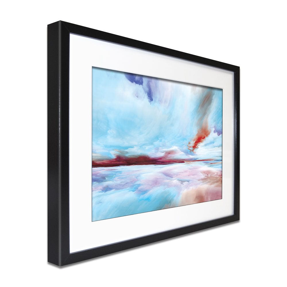 In The Sky Blue Clouds Framed Art Print wall art product agsandrew / Shutterstock