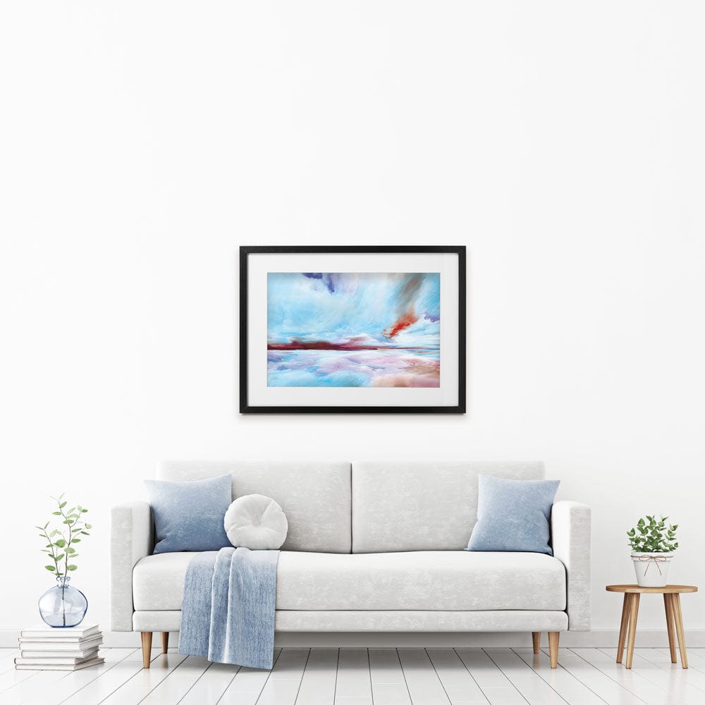 In The Sky Blue Clouds Framed Art Print wall art product agsandrew / Shutterstock