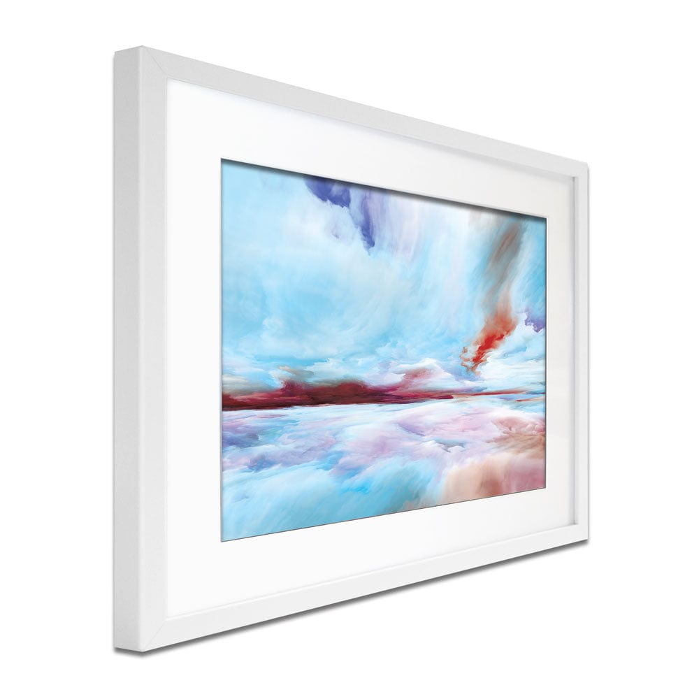 In The Sky Blue Clouds Framed Art Print wall art product agsandrew / Shutterstock