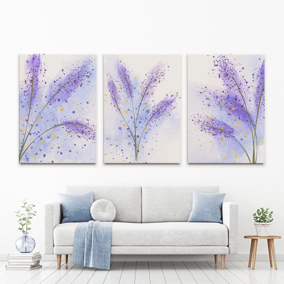 Lavender Trio Canvas Print wall art product Aleshyn_Andrei / Shutterstock