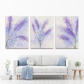 Lavender Trio Canvas Print wall art product Aleshyn_Andrei / Shutterstock