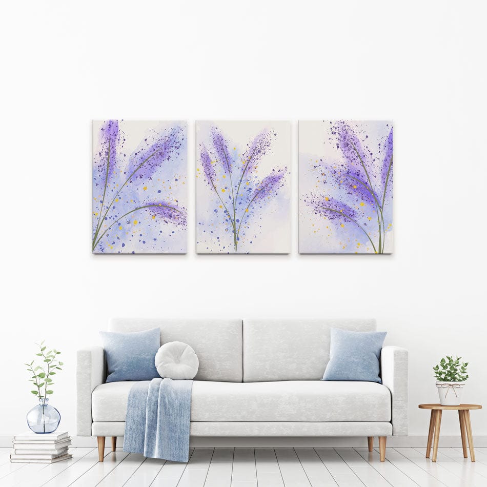 Lavender Trio Canvas Print wall art product Aleshyn_Andrei / Shutterstock