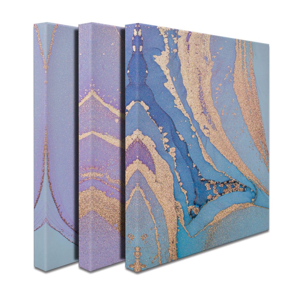 Lilac Dreams Trio Canvas Print wall art product Seamless Watercolor / Shutterstock
