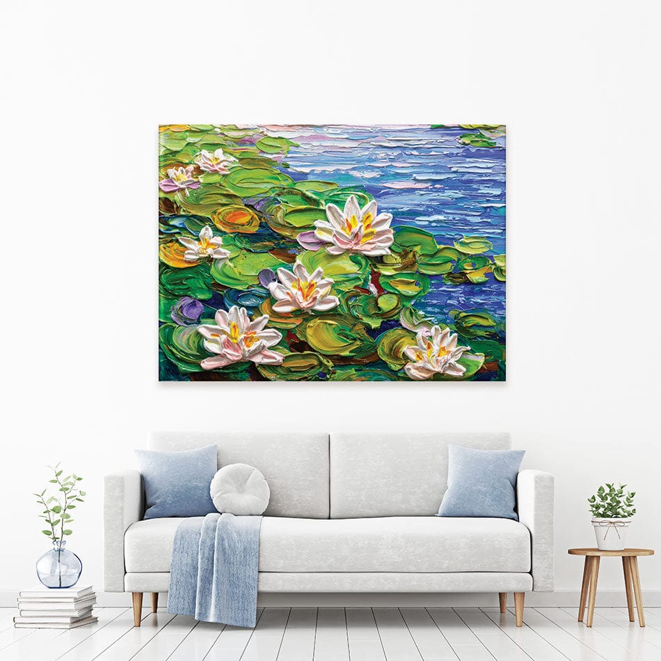 Lillies Canvas Print wall art product Olga Tkachyk