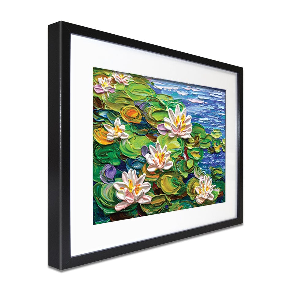 Lillies Framed Art Print wall art product Olga Tkachyk