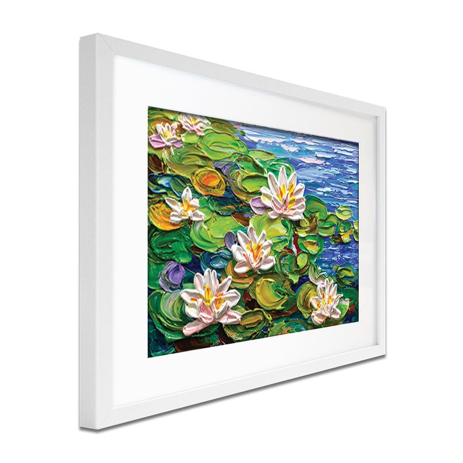 Lillies Framed Art Print wall art product Olga Tkachyk