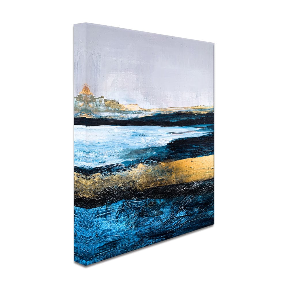 Lined With Blue Canvas Print wall art product Adelina ART / Shutterstock