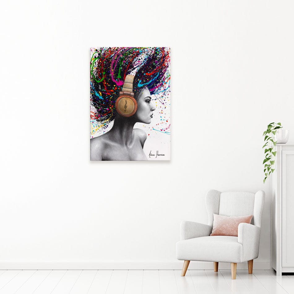 Listen Loud Canvas Print wall art product Ashvin Harrison