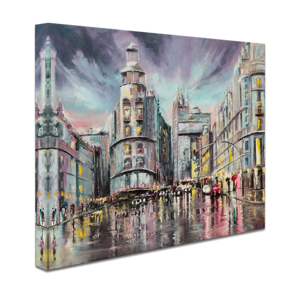 Madrid Gran Via Canvas Print wall art product Lana Tikhonova / Shutterstock