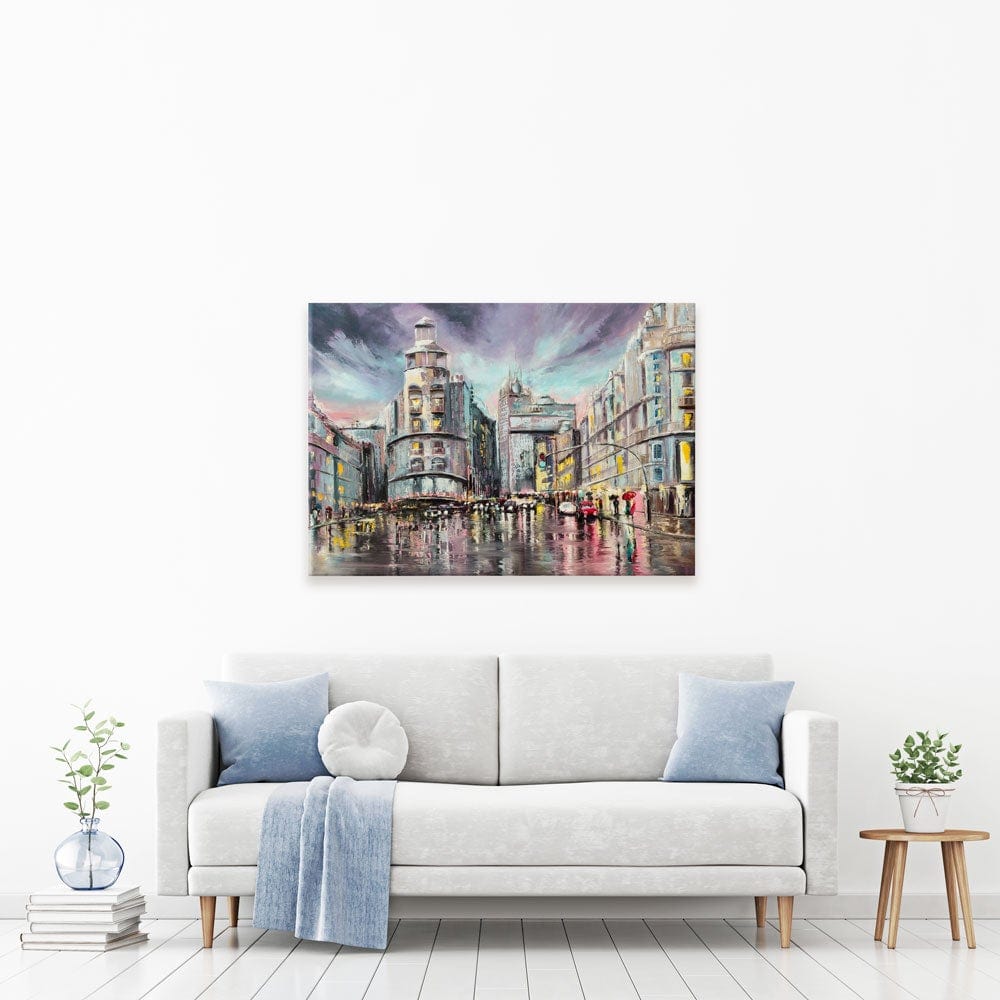 Madrid Gran Via Canvas Print wall art product Lana Tikhonova / Shutterstock