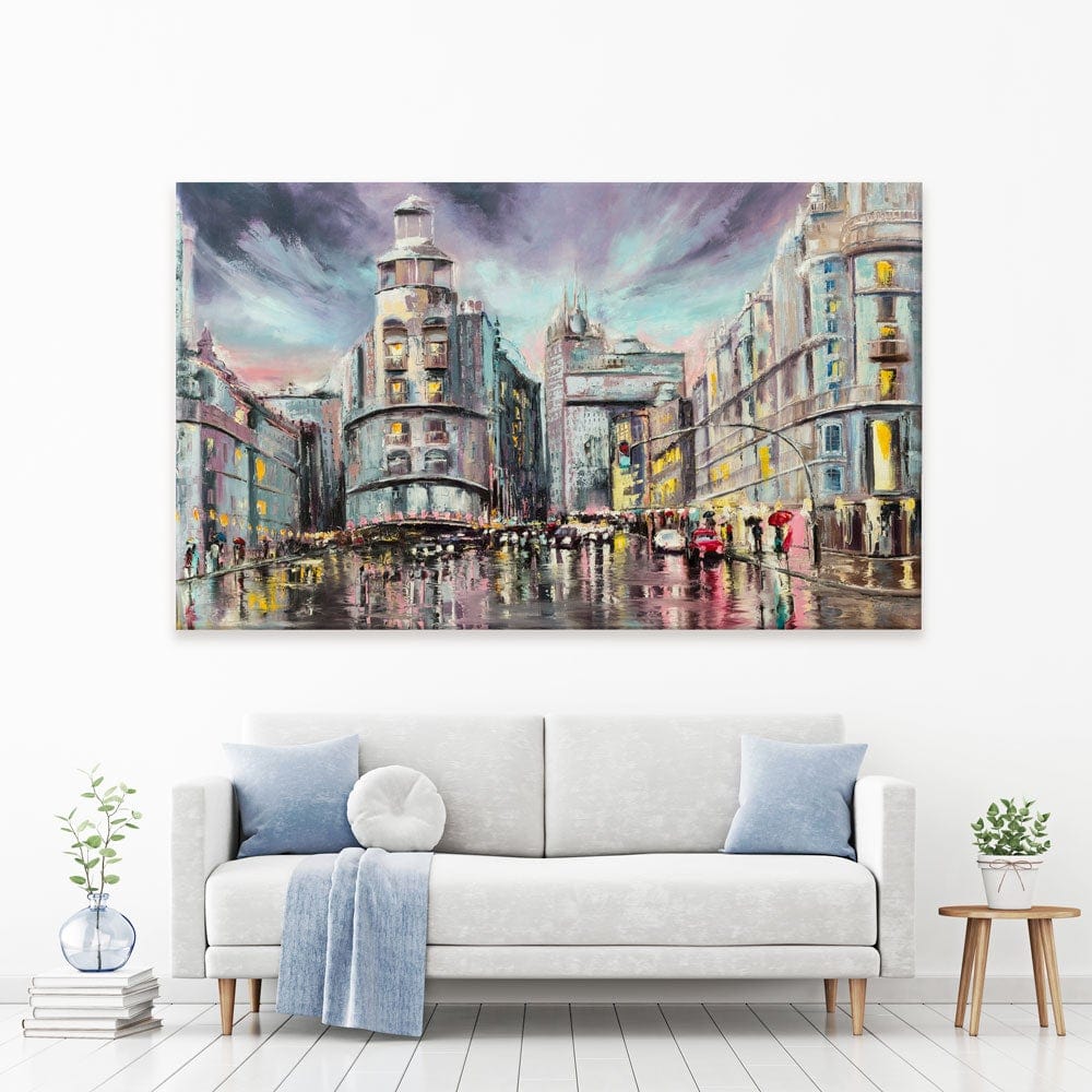 Madrid Gran Via Canvas Print wall art product Lana Tikhonova / Shutterstock