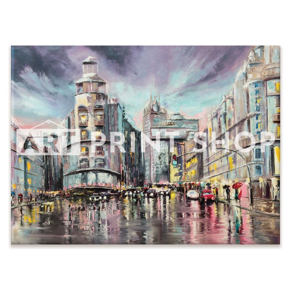 Madrid Gran Via Canvas Print wall art product Lana Tikhonova / Shutterstock
