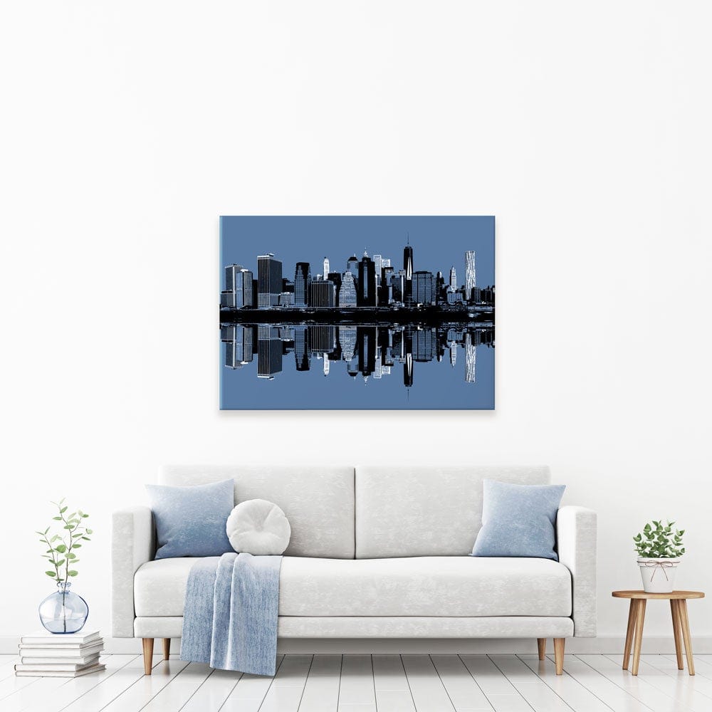 Manhattan Reflections Canvas Print wall art product Drop of Light / Shutterstock