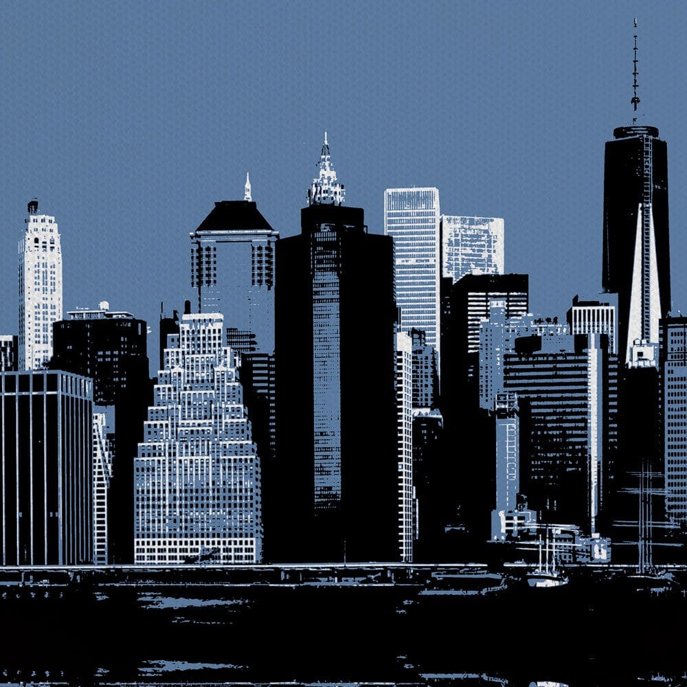 Manhattan Reflections Canvas Print wall art product Drop of Light / Shutterstock