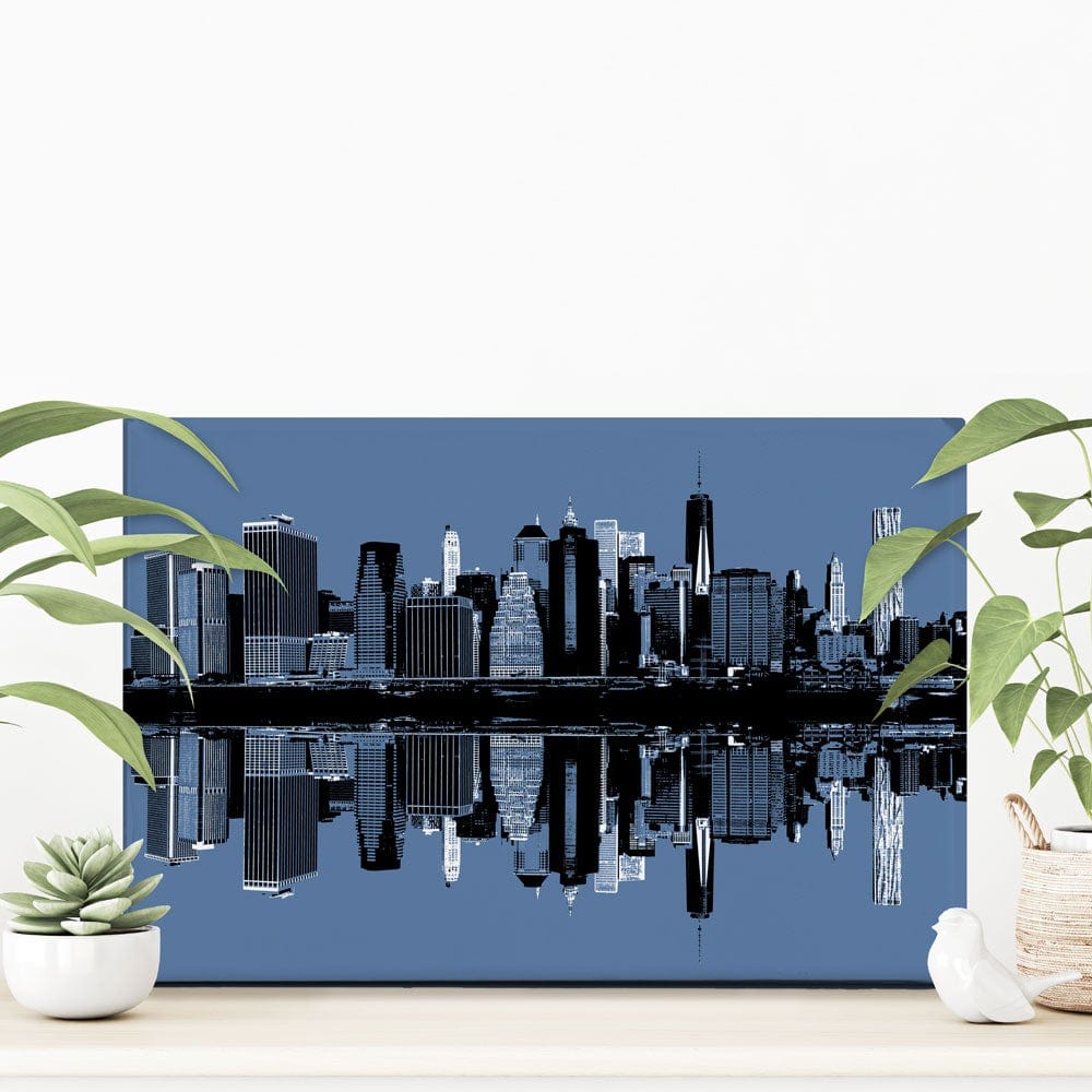 Manhattan Reflections Canvas Print wall art product Drop of Light / Shutterstock