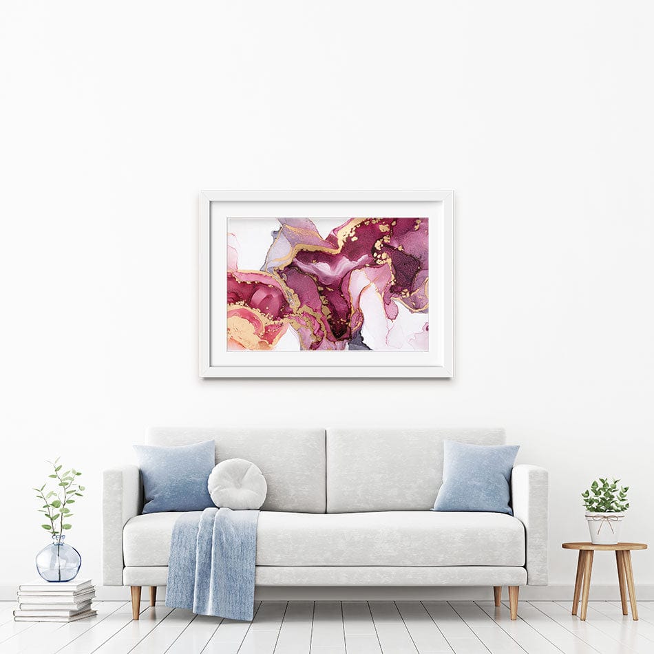 Marbled Wine Framed Art Print wall art product coldsun777 / Shutterstock