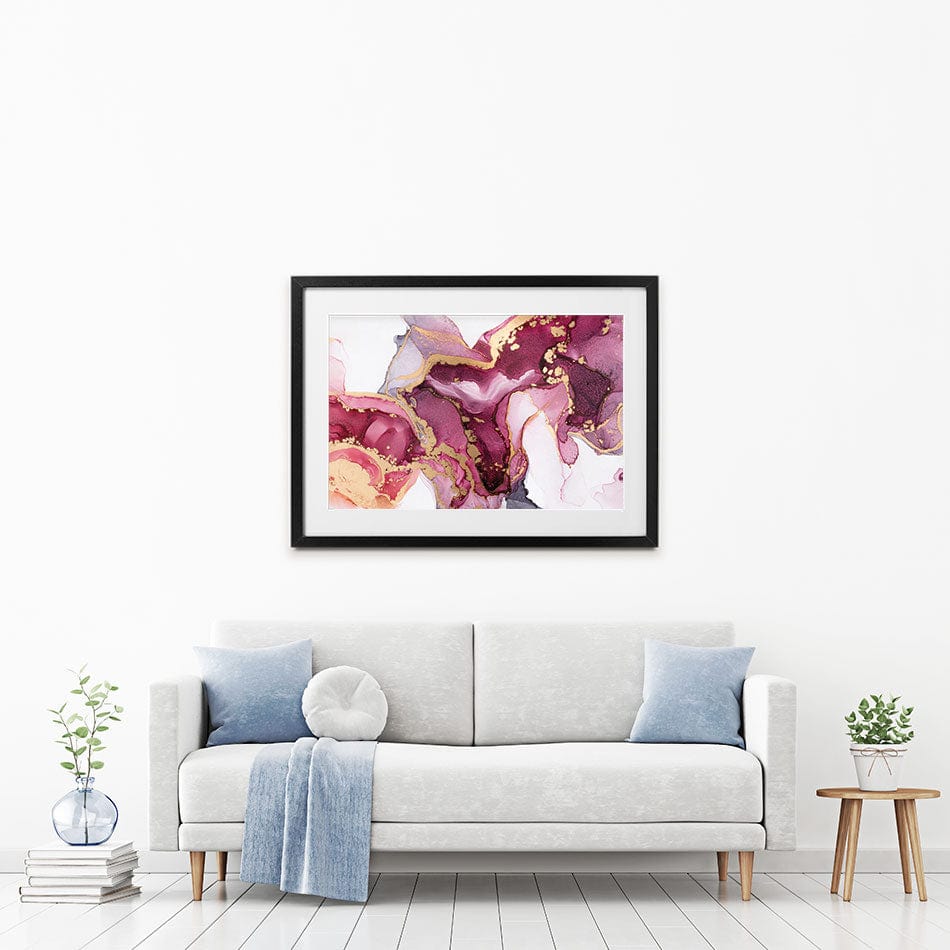 Marbled Wine Framed Art Print wall art product coldsun777 / Shutterstock
