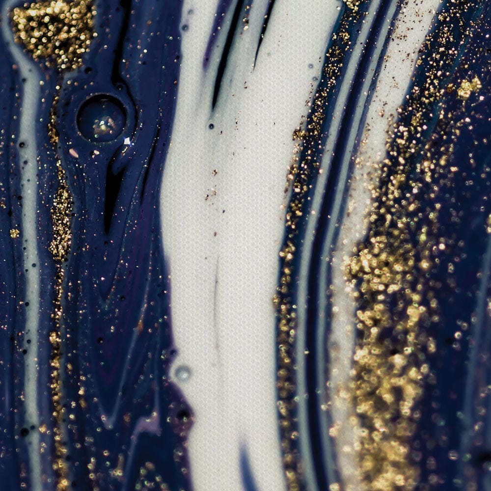 Midnight Marble Canvas Print wall art product CARACOLLA / Shutterstock