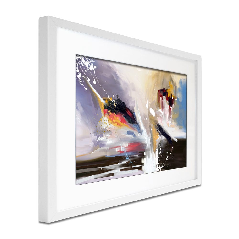 Modern Abstract Framed Art Print wall art product Tim Kats / Shutterstock