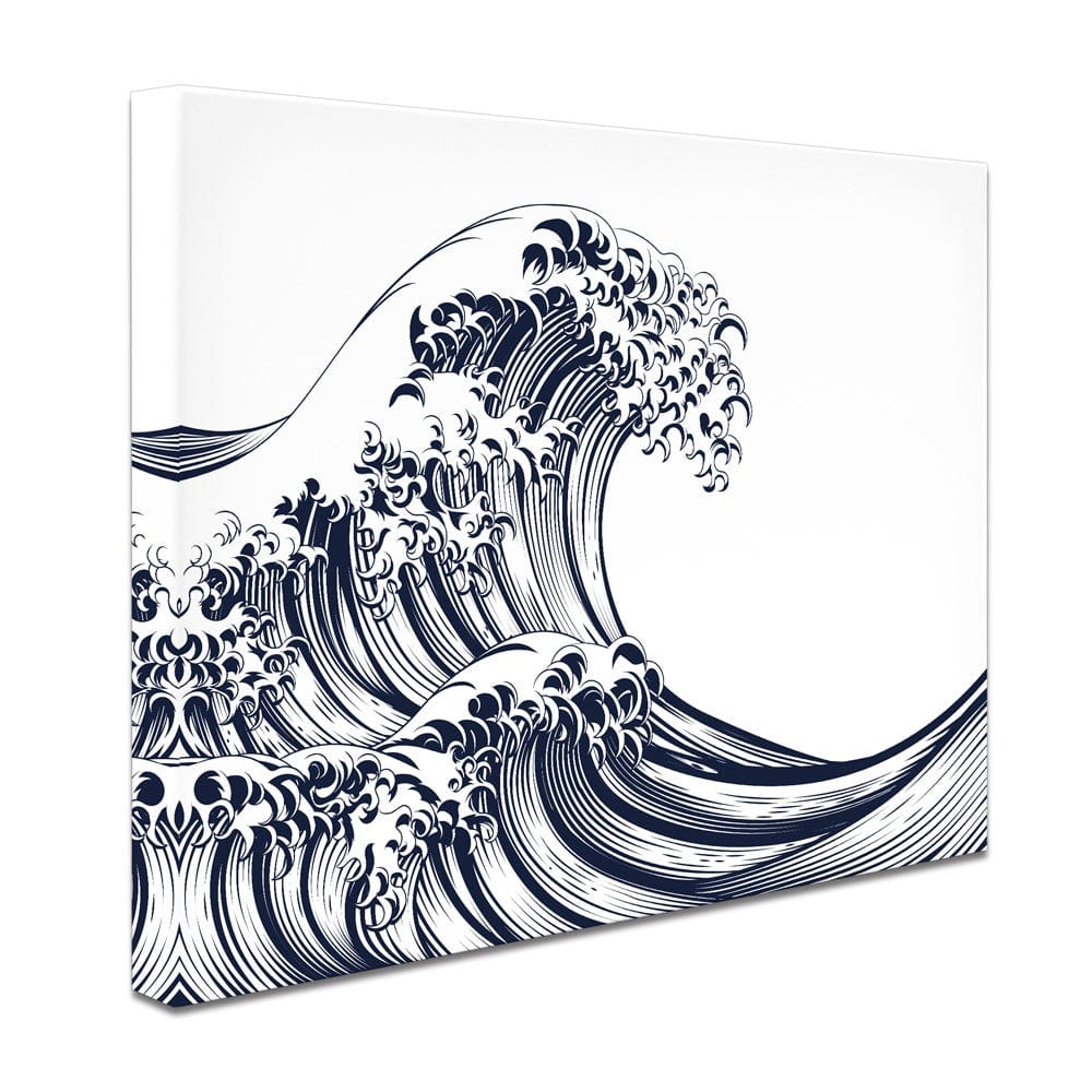 Modern Wave Canvas Print wall art product Christos Georghiou / Shutterstock