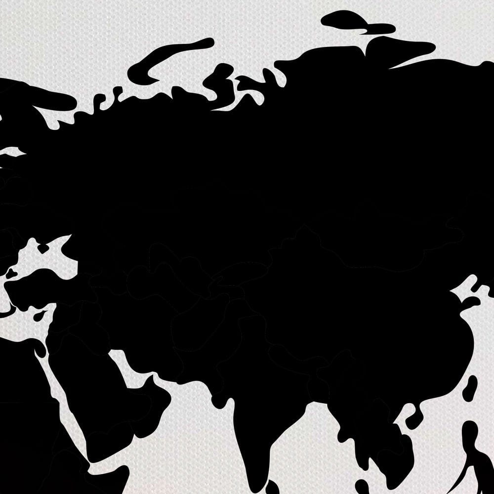 Modern World Map Canvas Print wall art product H Goossens / Independent