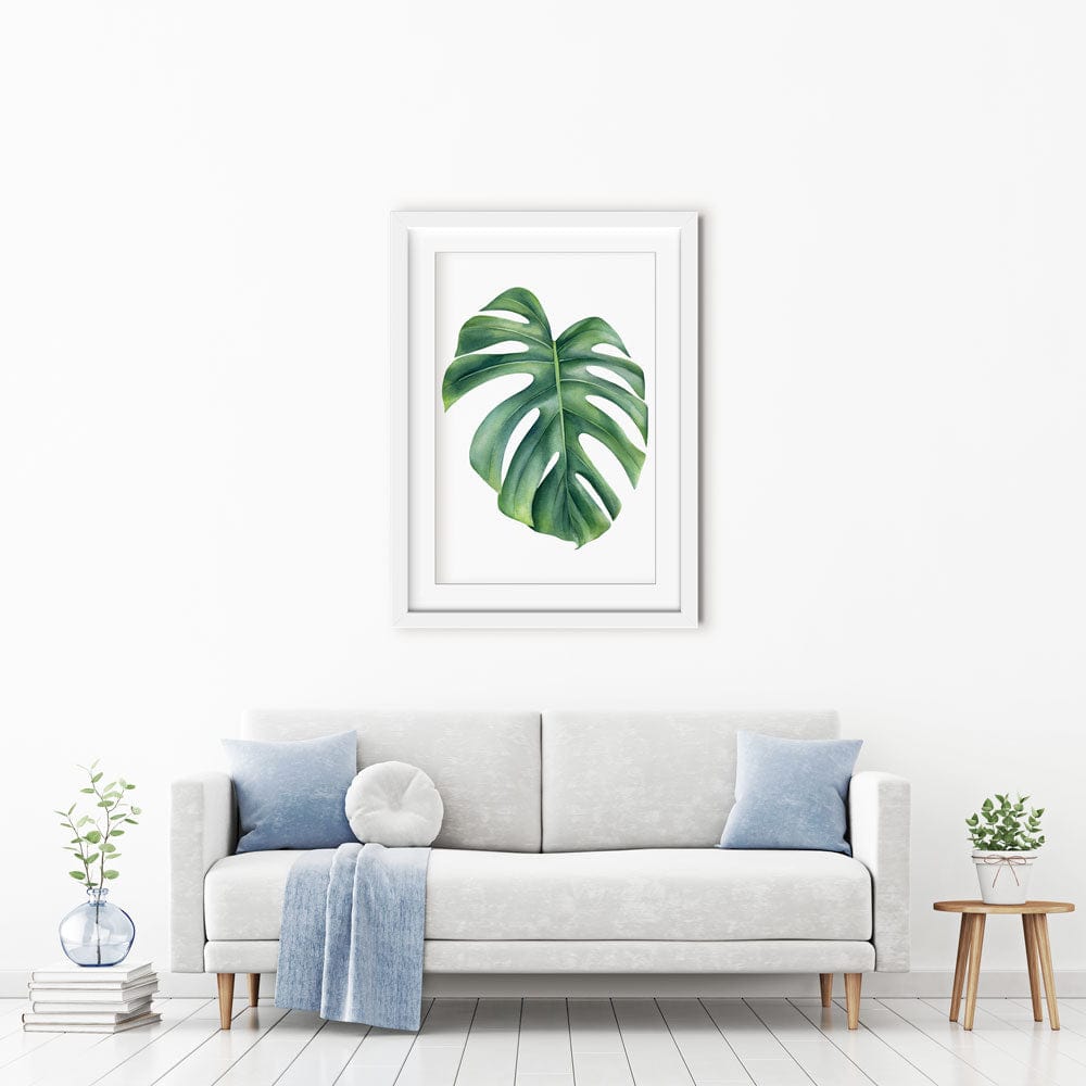 Monstera Framed Art Print wall art product Gringoann / Shutterstock