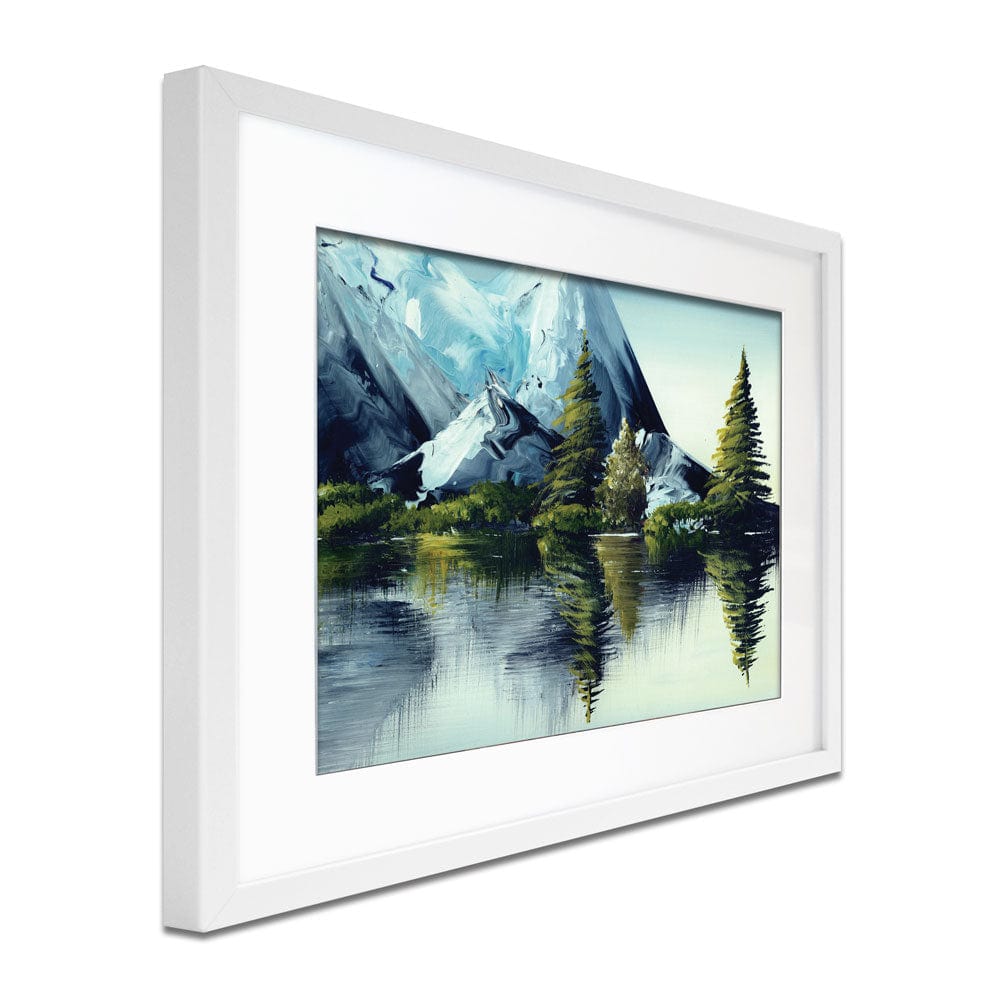 Mountain Landscape Framed Art Print wall art product olga jefimova / Shutterstock