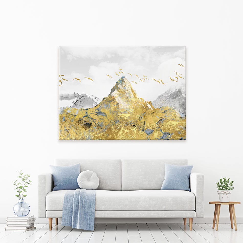 Mountain Tops Canvas Print wall art product Muzi pear studio / Shutterstock