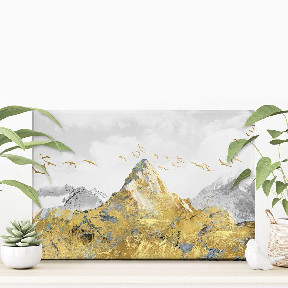 Mountain Tops Canvas Print wall art product Muzi pear studio / Shutterstock