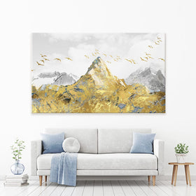 Mountain Tops Canvas Print wall art product Muzi pear studio / Shutterstock