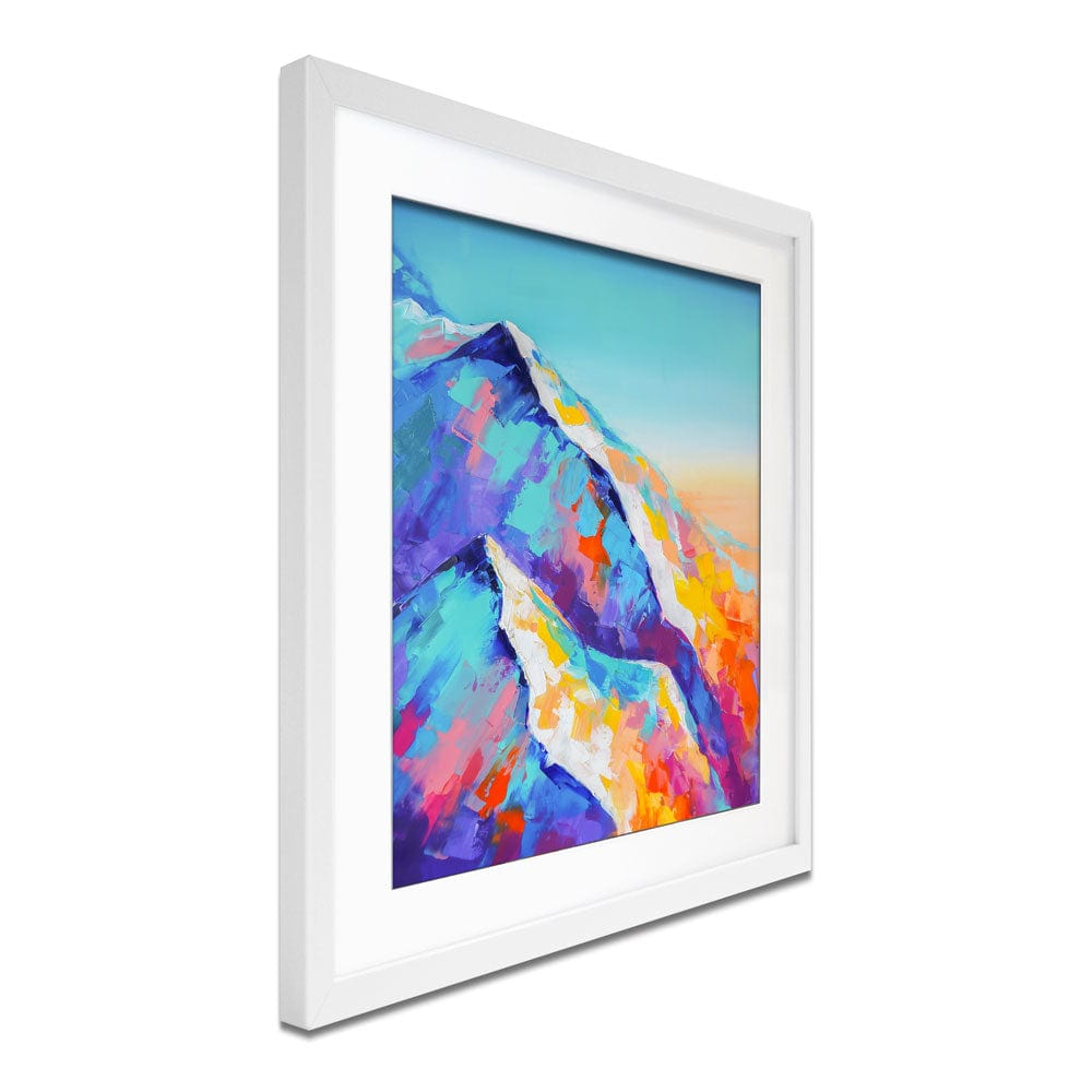 Multicoloured Mountains Framed Art Print wall art product Mari Dein / Shutterstock