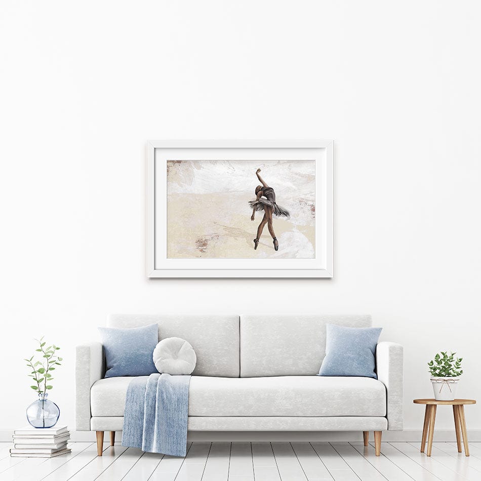 Neutral Ballerina Framed Art Print wall art product Victoriya1994 / Shutterstock