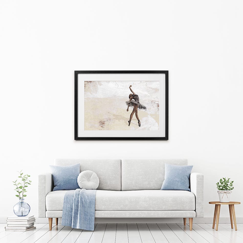 Neutral Ballerina Framed Art Print wall art product Victoriya1994 / Shutterstock