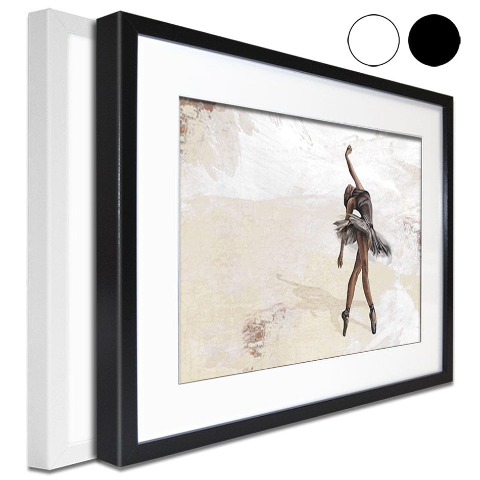 Neutral Ballerina Framed Art Print wall art product Victoriya1994 / Shutterstock