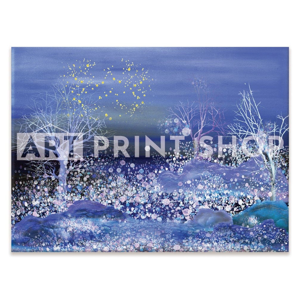 Night Snowfall Canvas Print wall art product kasyanovart / Shutterstock