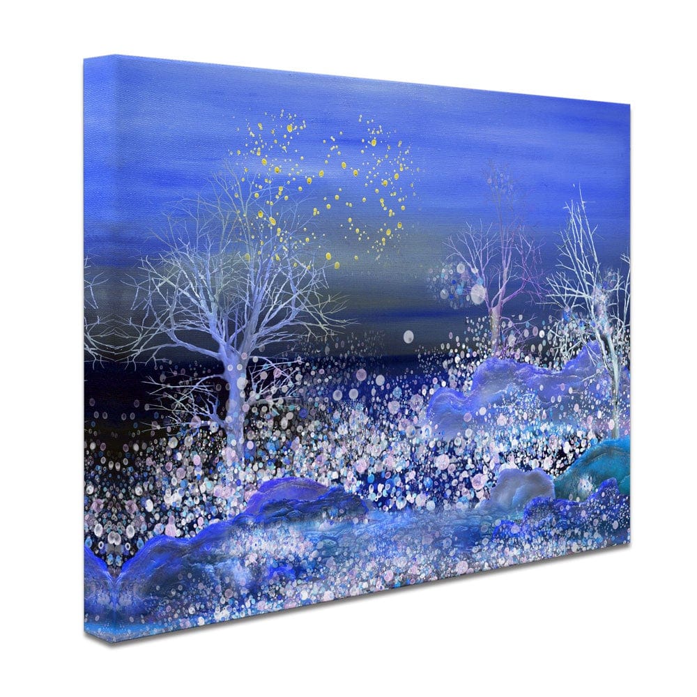 Night Snowfall Canvas Print wall art product kasyanovart / Shutterstock