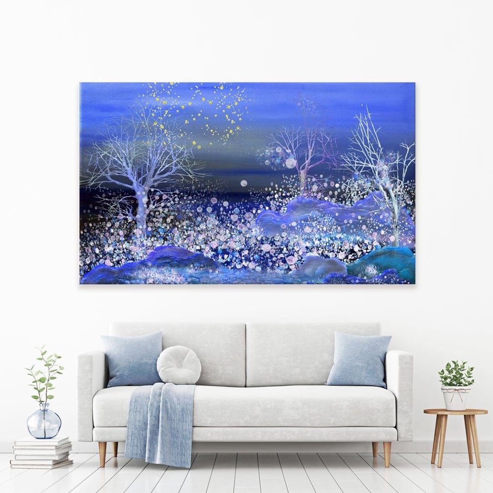 Night Snowfall Canvas Print wall art product kasyanovart / Shutterstock