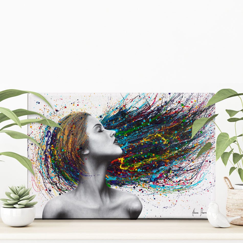 Obsidian Canvas Print wall art product Ashvin Harrison