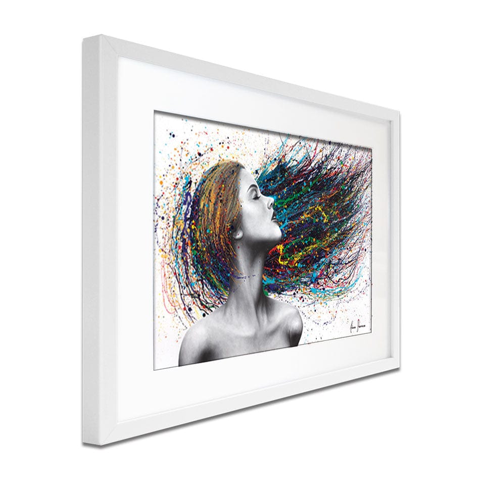 Obsidian Framed Art Print wall art product Ashvin Harrison