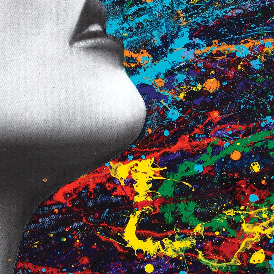 Obsidian Framed Art Print wall art product Ashvin Harrison