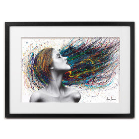 Obsidian Framed Art Print wall art product Ashvin Harrison