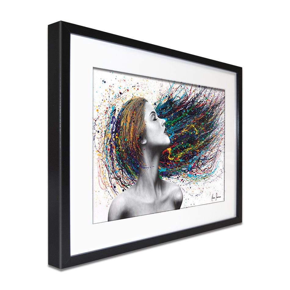 Obsidian Framed Art Print wall art product Ashvin Harrison