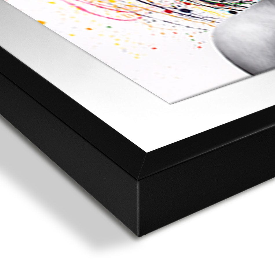 Obsidian Framed Art Print wall art product Ashvin Harrison