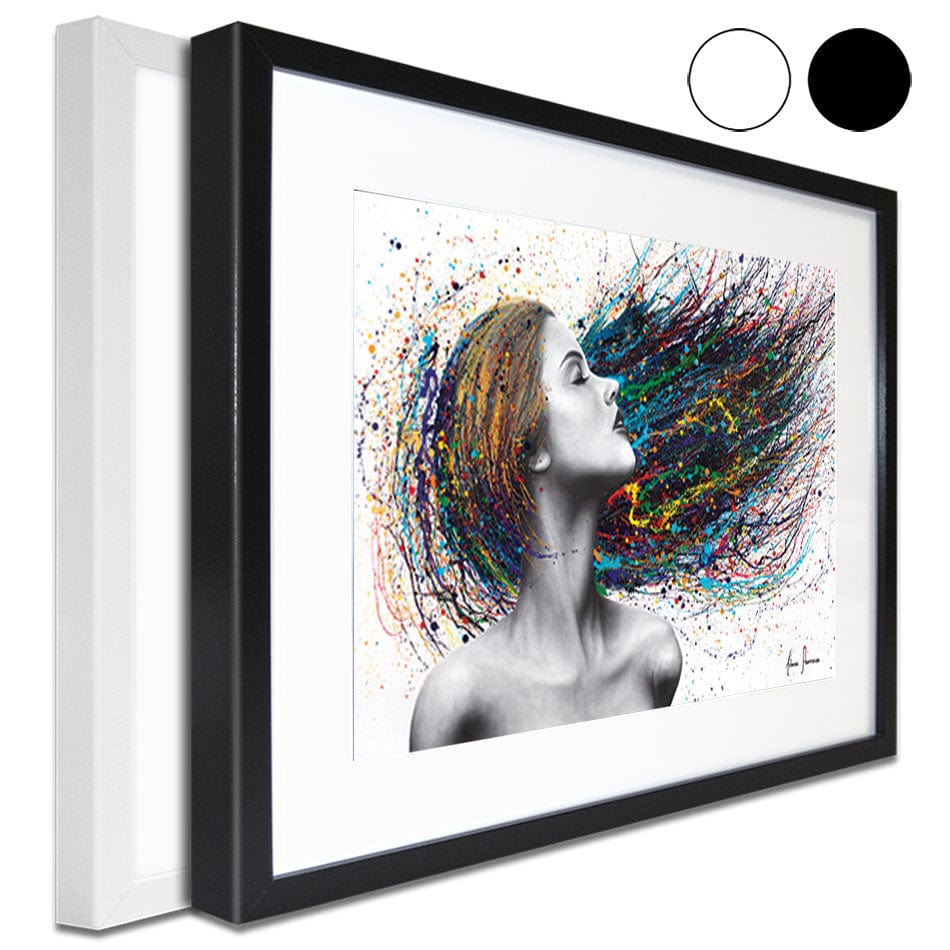 Obsidian Framed Art Print wall art product Ashvin Harrison