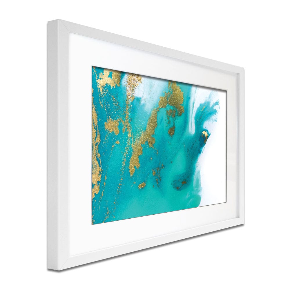 Ocean Marble Framed Art Print wall art product Ana Babii / Shutterstock