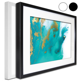 Ocean Marble Framed Art Print wall art product Ana Babii / Shutterstock